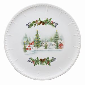 Plato llano de cerámica 26,5cm Nordico